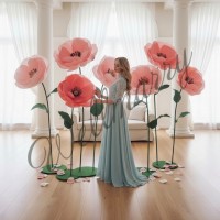 Ростовой цветок из бумаги "Мак" (цвет любой по договоренности)